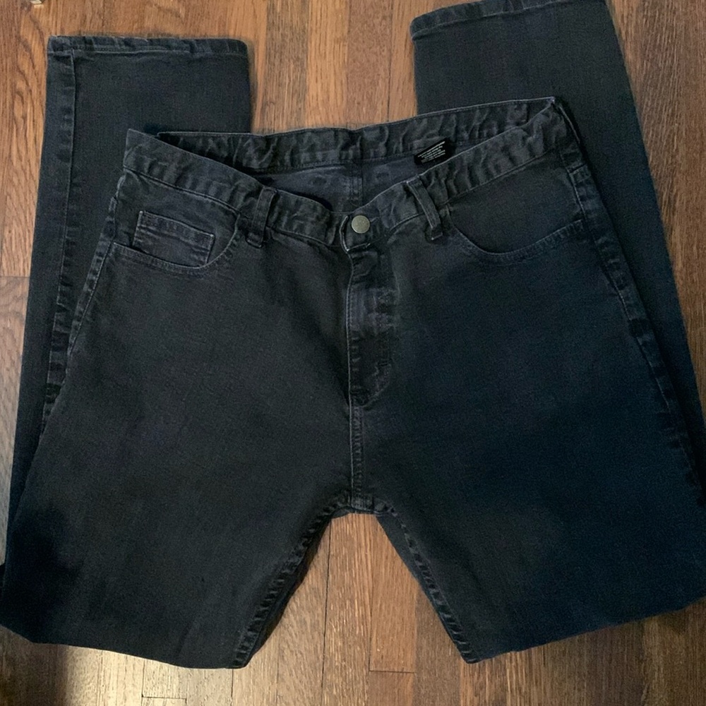 Dearborn Men’s Jeans Black Denim * 36 X 30